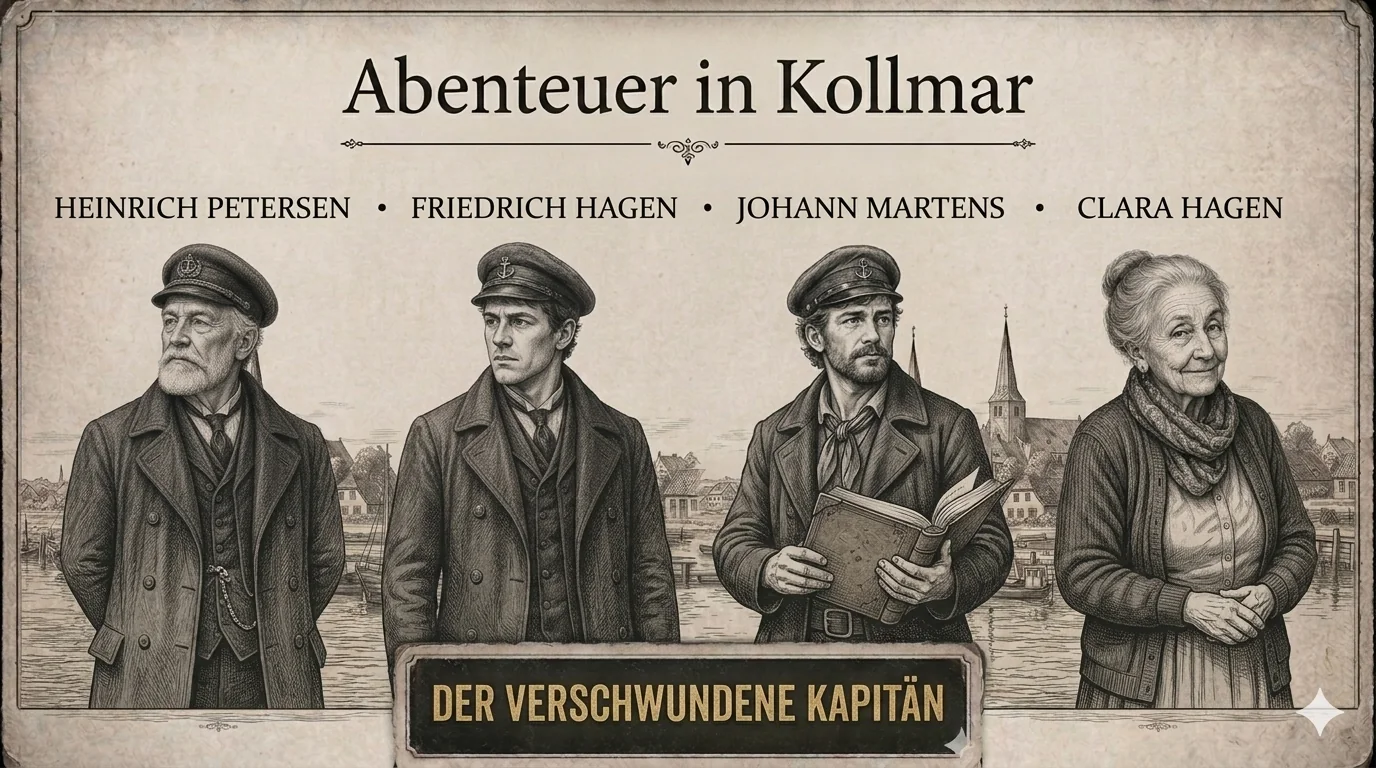 Der verschwundene Kapitän – Abenteuer in Kollmar
